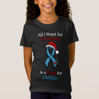 Allt jag vill ha till jul/hatt... Diabetes T-Shirt