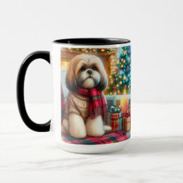 Allt jag vill ha till jul Shih Tzu Kaffe Mugg Kop