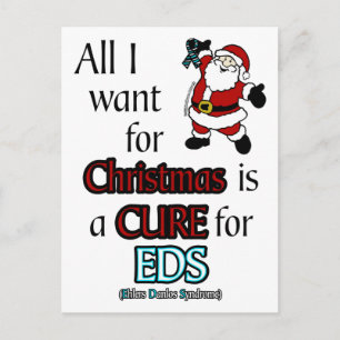 Allt jag vill ha till jul/tomten...EDS Helg Vykort