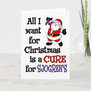 Allt jag vill ha till jul/tomten...Sjogrens. Helgkort