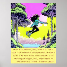 Allt kan hända, barn, allt kan vara poster