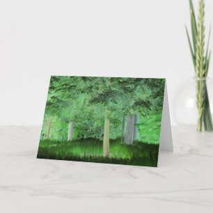 "Allt kan hända" Magic Transformed Forest Kort