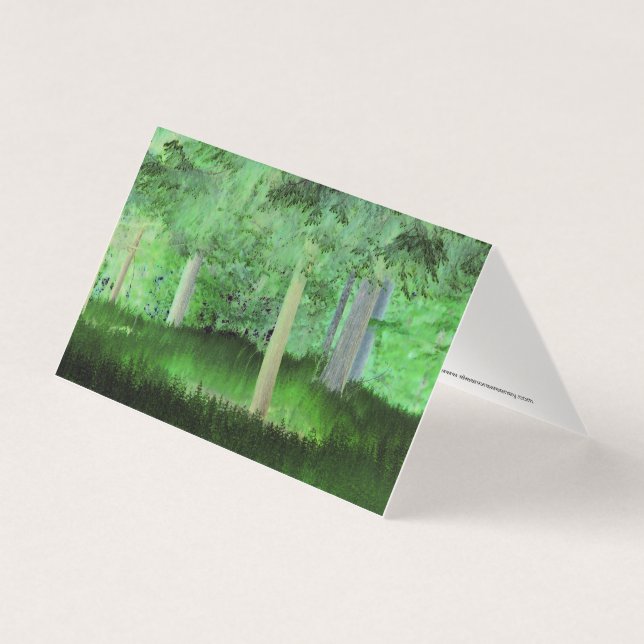 "Allt kan hända" Magic Transformed Forest Kort (Framsida)