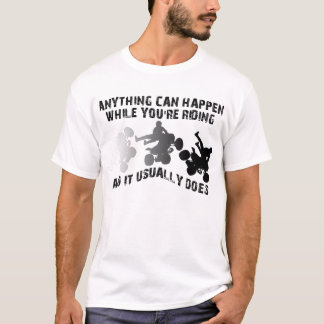 Allt Kan Hända Quad ATV Rolig T-Shirt