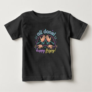 Allt Klart Glad Fredag ASL SPED Lärarhumor T Shirt