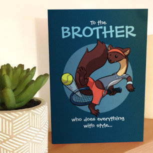 Allt klart med Stil Tricky Tennis Tecknad Kort