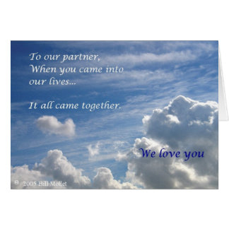 Allt kom ihop hälsningskort