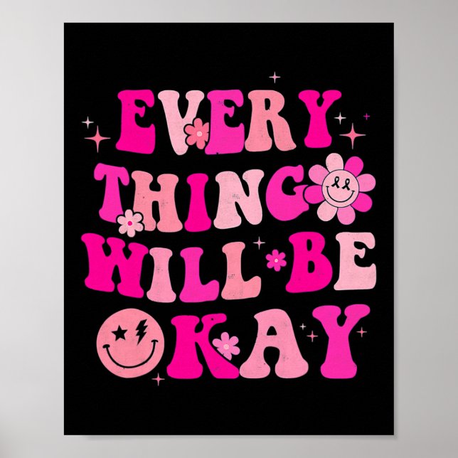 Allt kommer att bli bra, bröstcancermedvetandegrad poster (Framsidan)