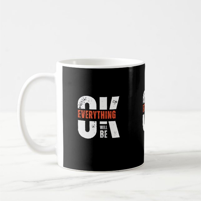 Allt kommer att bli bra kaffemugg (Vänster)