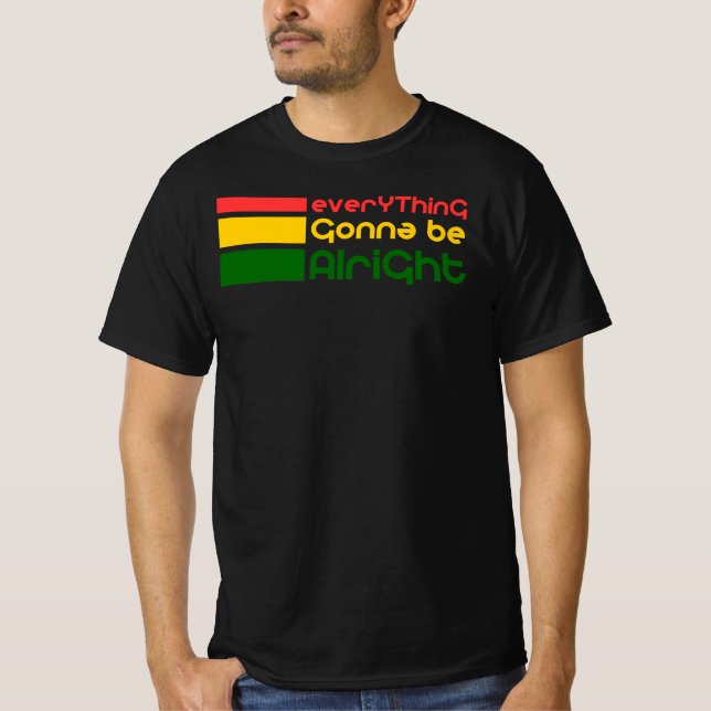 Allt kommer att bli bra t shirt (Framsida)