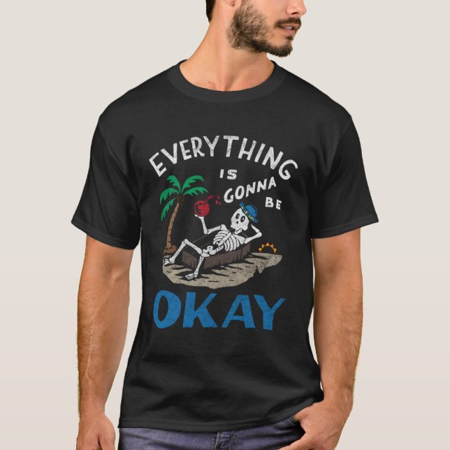Allt kommer att bli bra t shirt (Framsida)