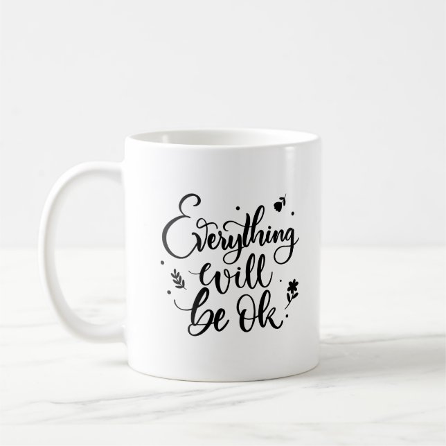 Allt kommer att bli en bra inspirationskälla kaffemugg (Vänster)