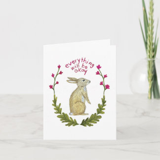 Allt Kommer Att Gå Bra Lyckönskningskort Kort