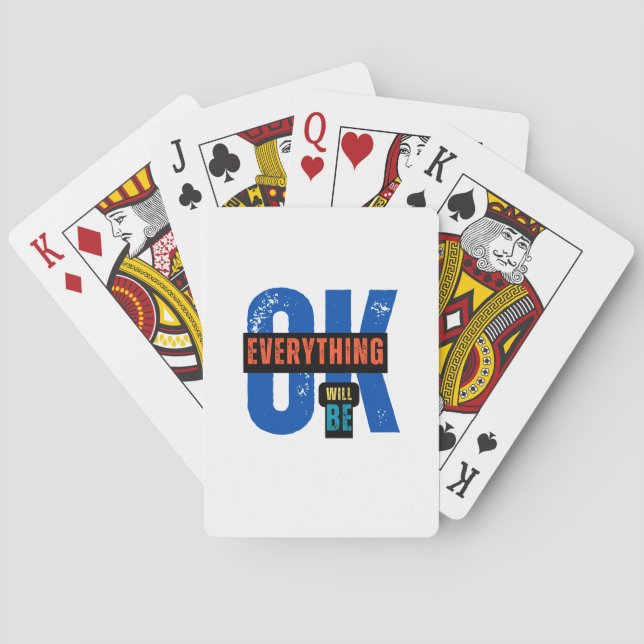 Allt kommer att ordna sig casinokort (Baksidan)