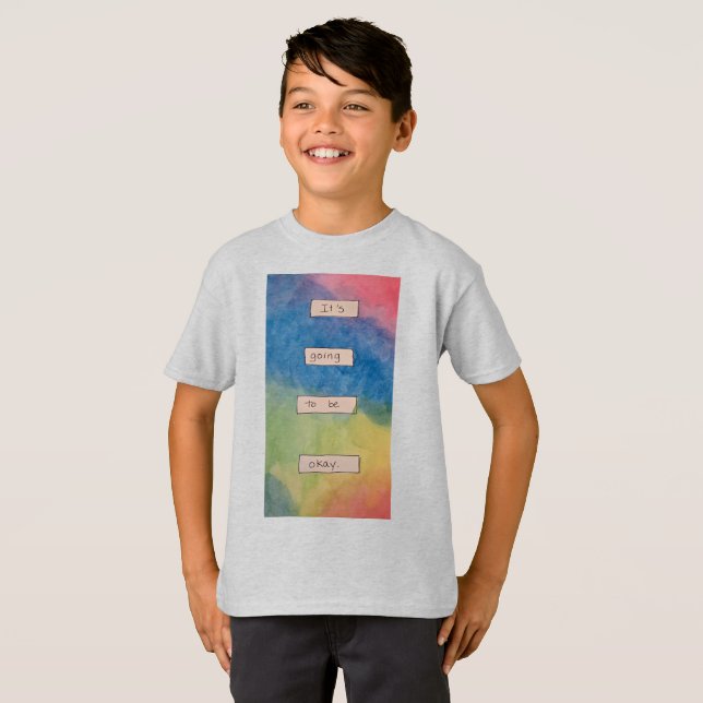 Allt kommer att ordna sig. t shirt (Hel framsida)