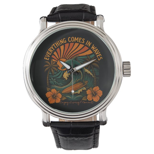 Allt kommer i Vinkar Retro Armbandsur (Framsida)