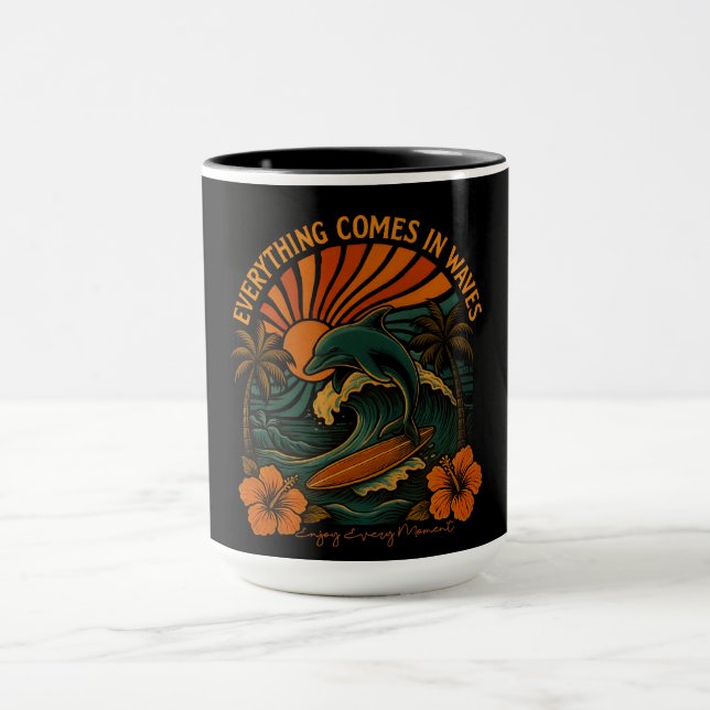 Allt kommer i Vinkar Retro Mugg (Center)