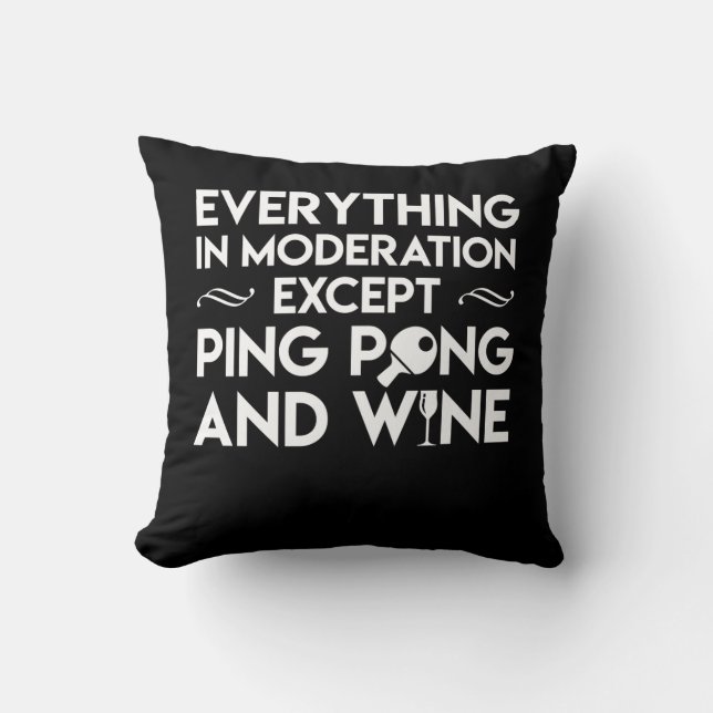 Allt ModerationPingPong vin Kudde (Framsida)