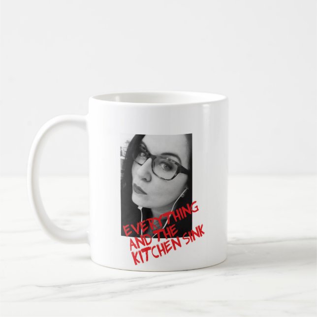 Allt och diskhon - Podcastmugg Kaffemugg (Vänster)