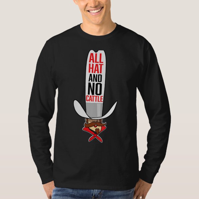Allt och inget nötkreatur t shirt (Framsida)