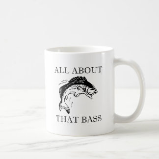 Allt om Bass Fisherman Boating Pun Kaffemugg