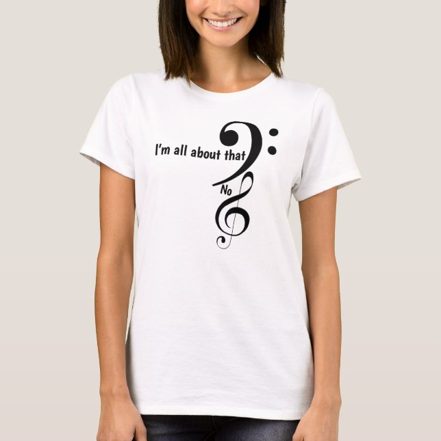 Allt om basslet t-shirt (Framsida)