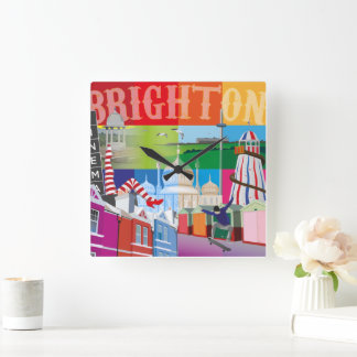 Allt om Brighton Wall Clock Fyrkantig Klocka