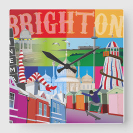 Allt om Brighton Wall Clock Fyrkantig Klocka