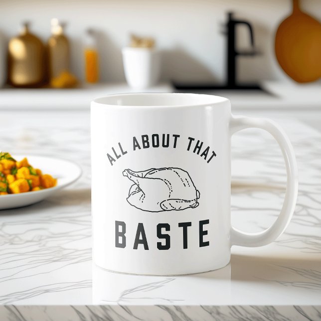 Allt om den där Baste-Thanksgivingen Kaffemugg (Skapare uppladdad)