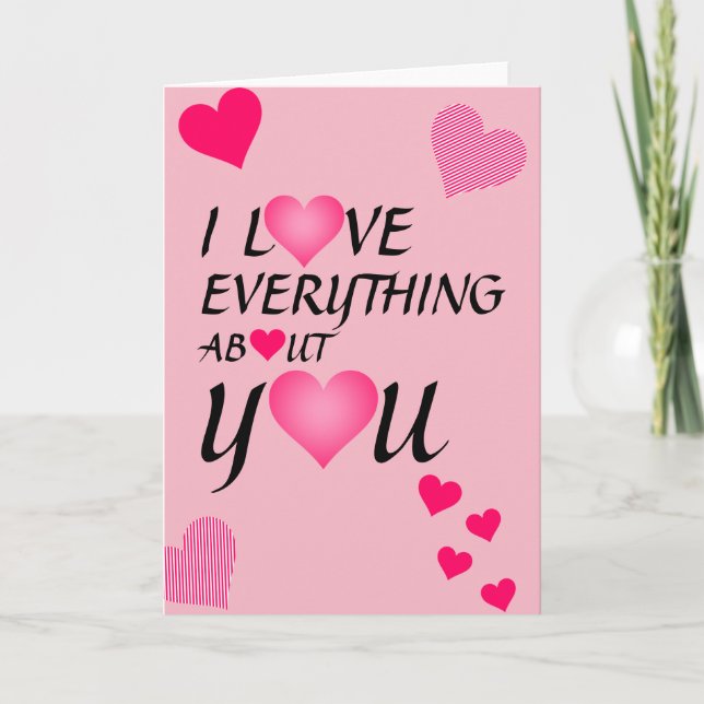 Allt om ditt Valentine Hälsning Card Helgkort (Framsida)