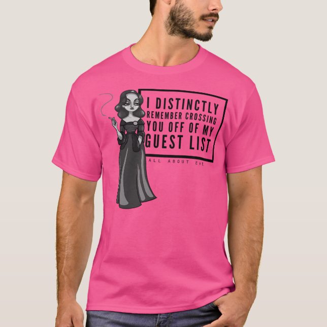 Allt om Kväll - gästlista T Shirt (Framsida)