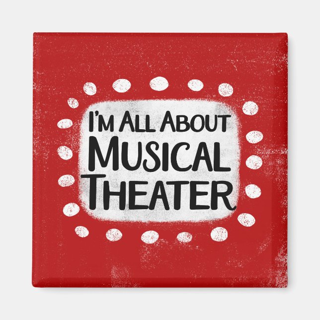 Allt om kylmagnet för musikteater magnet (Framsidan)