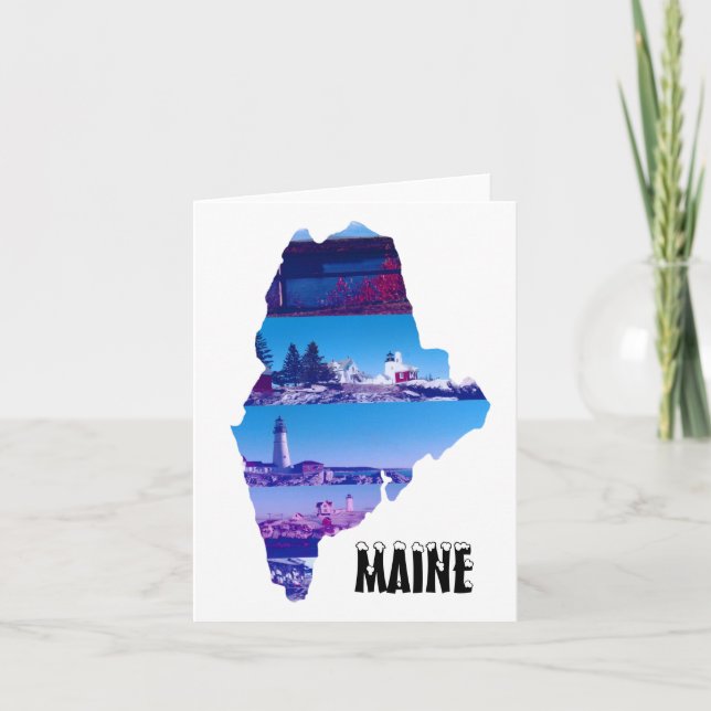 Allt om Maine Note Card Anteckningskort (Framsida)