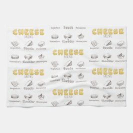 Allt om menyn Ost Types Kökshandduk
