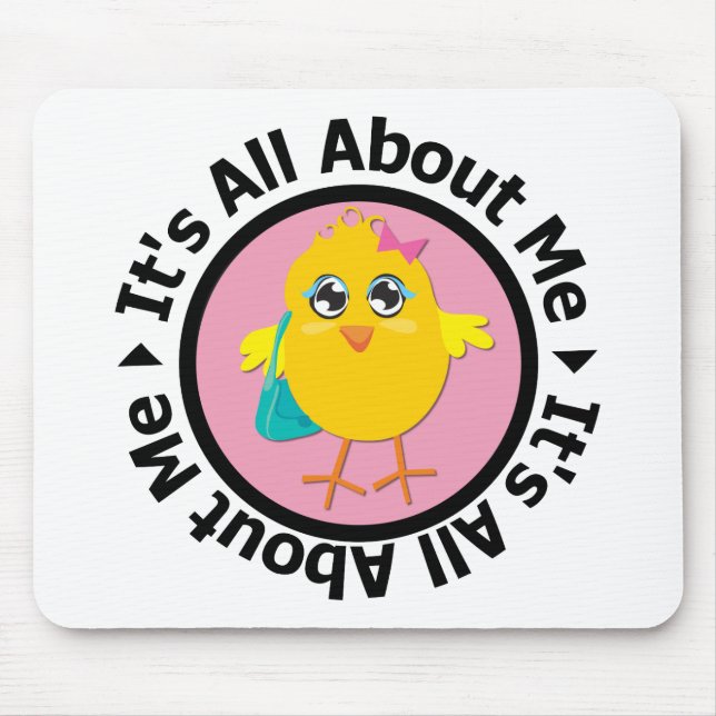 Allt om mig Chick (Rosa) Musmatta (Framsidan)