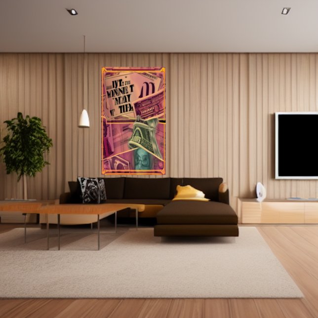 Allt om pengar | AI Art Poster (Skapare uppladdad)