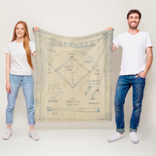 Allt om spelet - Baseball Fleecefilt