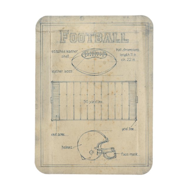 Allt om spelet - Fotboll Magnet (Vertikal)