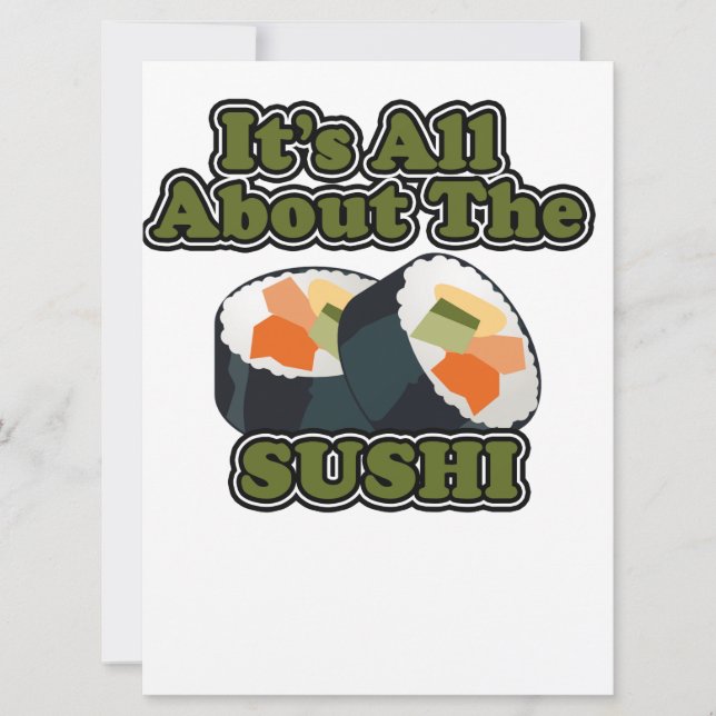 Allt om sushi mat humor (Framsida)