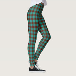 Allt om Teal-rutigt  Leggings