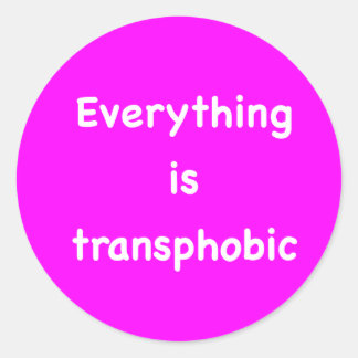 Allt om transfobi runt klistermärke