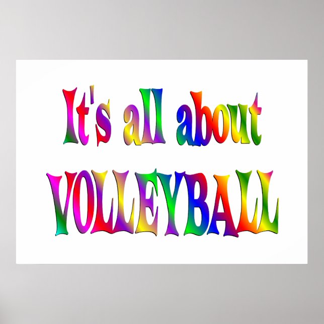 Allt om Volleyball Poster (Framsidan)