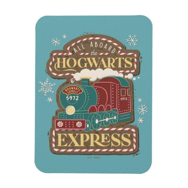 Allt ombord på HOGWARTS™ Express-julkakan Magnet (Vertikal)