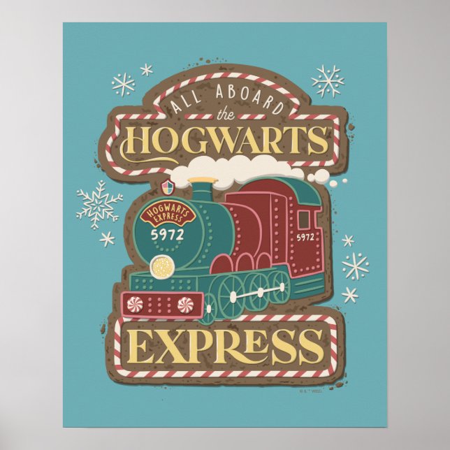 Allt ombord på HOGWARTS™ Express-julkakan Poster (Framsidan)