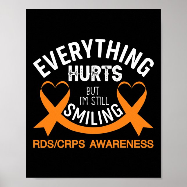 Allt Ontr att jag fortfarande ler - RSD Crps Awar Poster (Framsidan)