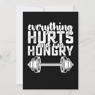 Allt Ontr och jag är Hungrig Gym Inbjudningar