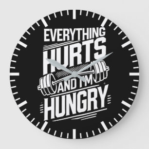 Allt Ontr och jag är Hungrig. Stor Klocka