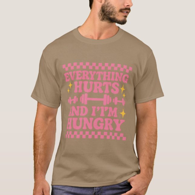 ALLT ONTR OCH JAG ÄR HUNGRIG T SHIRT (Framsida)