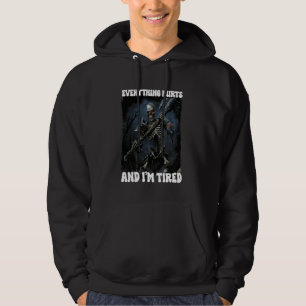 Allt Ontr och krängar Skeleton 3 Hoodie