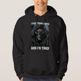 Allt Ontr och krängar Skeleton Hoodie